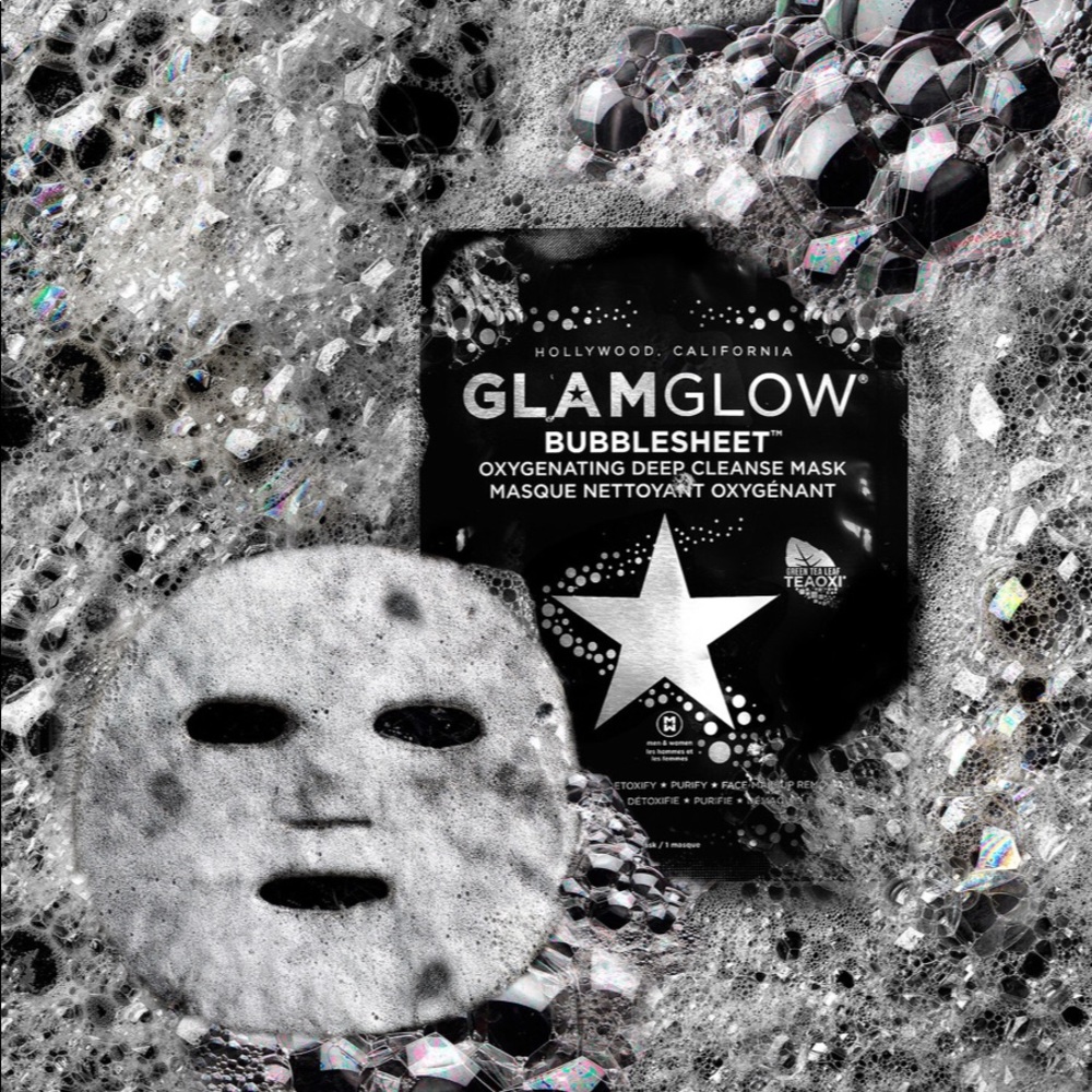 Glamglow oxygenating bubble mask infused wcharcoal - Picture 2 of 5